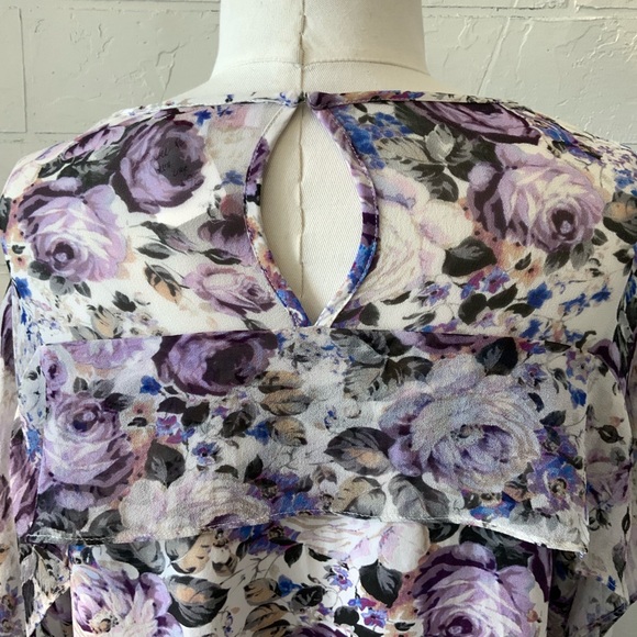 PARKER floral silk blouse - Picture 10 of 14